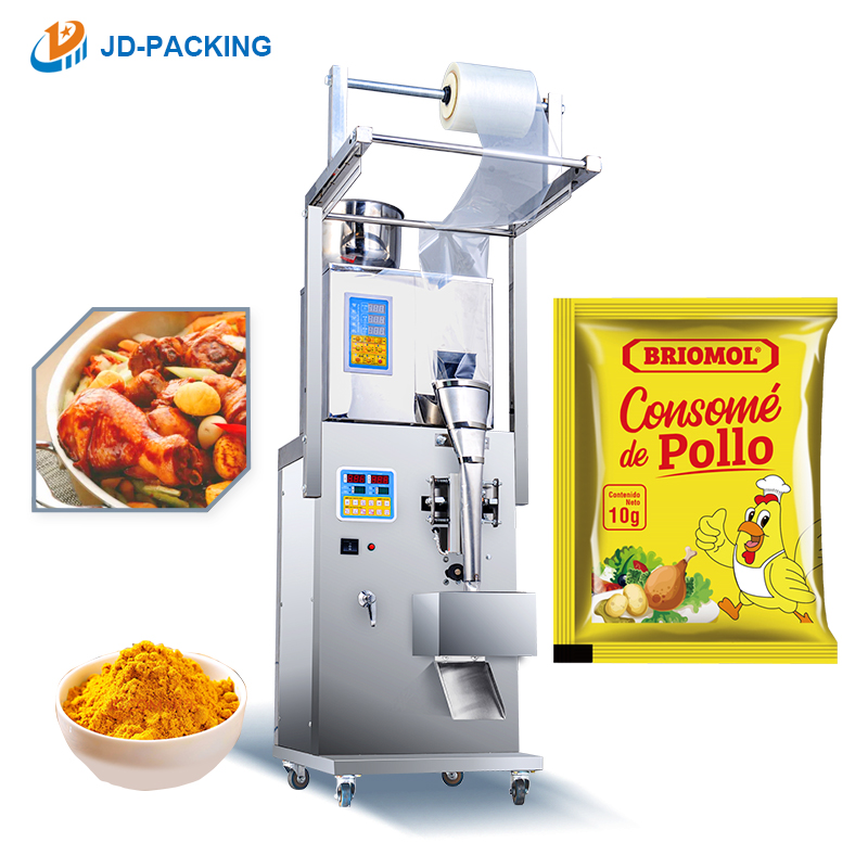 1-100G small turmeric kava garam masala chilli curry spices pouch powder packing multi-function packaging machines price