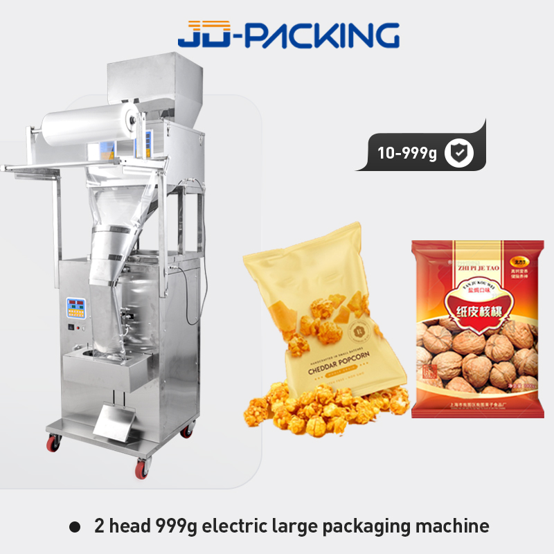 Double head 999g electric large packing machine (back seal)