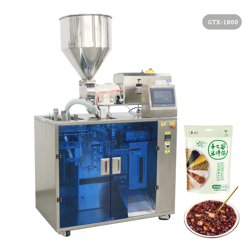 Premade Bag Packing Machine With Rotary Pump