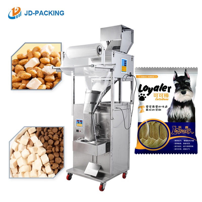 10-999G multi function 1kg salt feed soil charcoal fertilizer dry stock fish dog pet food date film packaging packing machine