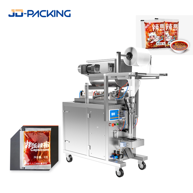 200ML pneumatic paste packing machine with horizontal mixing