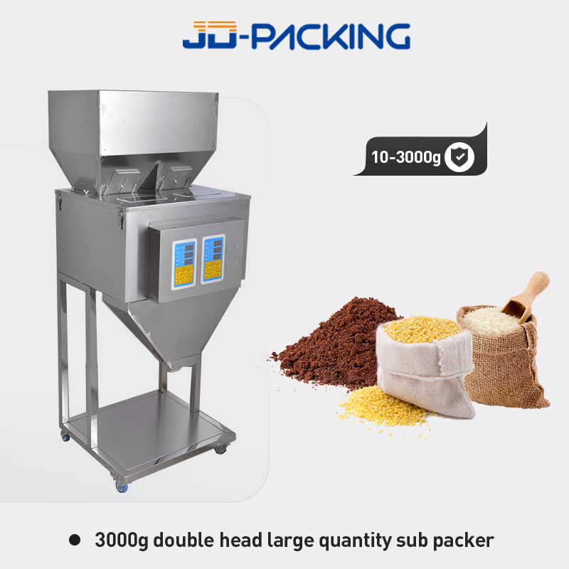 Double head 3000g filling machine