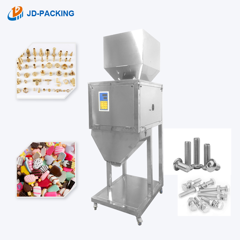 [JieDing]100-9999g automatic large quantity powder particle Hardware Jewelry Screw electronic components plastic parts filling machine sub packaging machine weighing machine packaging machine