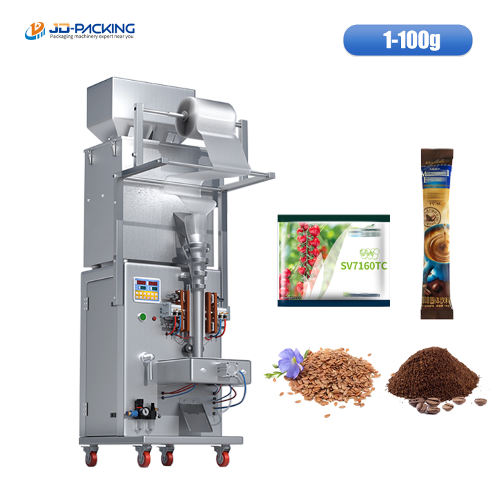 Double head 100g pneumatic small packing machine