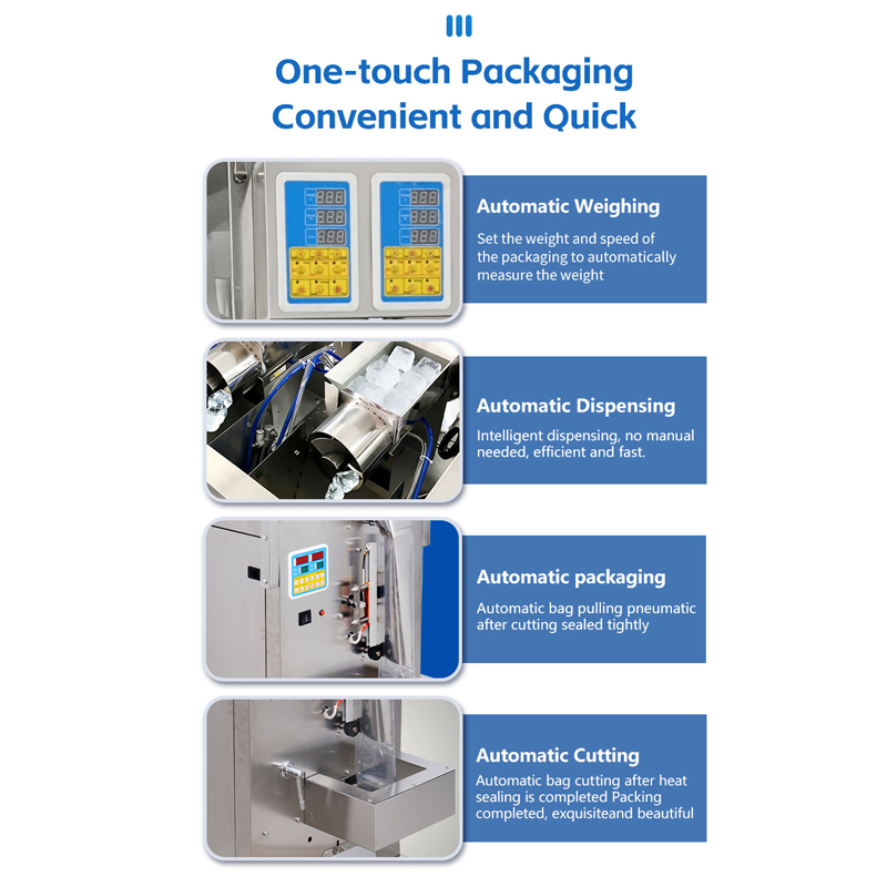 Automatic Ice Cube Packing Machine Automatic Ice Cube Packing Machine