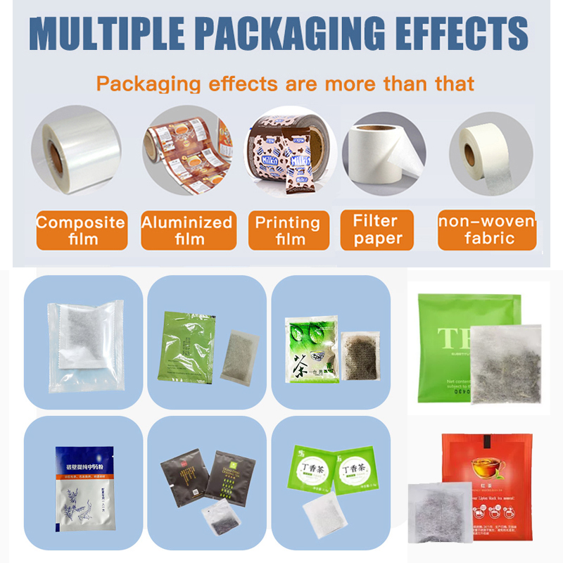 Q-YT100 Small Automatic Inner and Outer Tea Bag Packing Machine Q-YT100 Small Automatic Inner and Outer Tea Bag Packing Machine