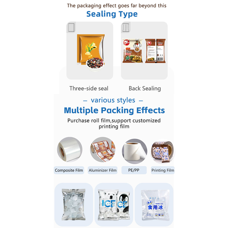 Automatic Ice Cube Packing Machine Automatic Ice Cube Packing Machine
